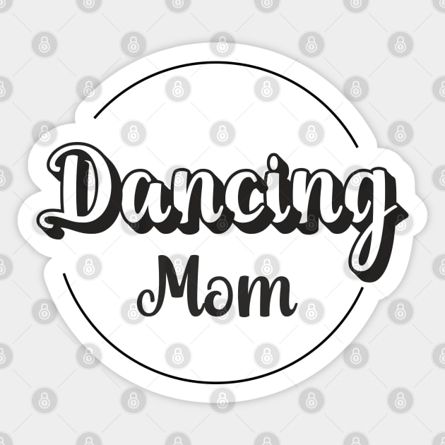 Dancing Mom Minimalist design Sticker by TurnEffect
